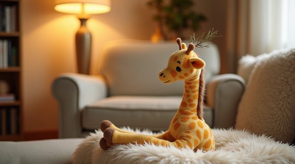 Craquez pour la peluche girafe : douceur, décoration et compagnon unique