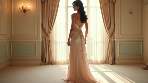 Sublimez votre silhouette avec une robe longue dos nu