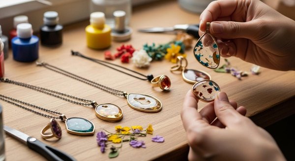 Amilena : la personnalisation artisanale des bijoux en résine pour célébrer l'unicité
